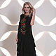black dress with flounces Boho-chic, Dresses, St. Petersburg,  Фото №1