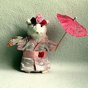Куклы и игрушки handmade. Livemaster - original item Lia the little Japanese mouse. Handmade.