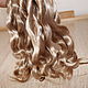 Hair for dolls is natural. ( Golden-brown). Doll hair. Hair and everything for dolls. My Livemaster. Фото №6
