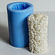 Silicone candle shape 'Cylinder of roses and hearts'», Form, Shahty,  Фото №1