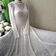 Dress elegant' Bride ' handmade. Wedding dresses. hand knitting from Galina Akhmedova. My Livemaster. Фото №4