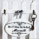 Key-hanger-fense in FRENCH-VINTAGE style, 5 pegs. Housekeeper. Boutique  OCEANOFLOVE (oceanoflove). Online shopping on My Livemaster.  Фото №2