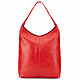 Women's leather bag 'Vintage' (red). Classic Bag. Russian leather Guild. My Livemaster. Фото №4
