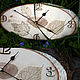 Wall clock on a birch. From the forest hut.Rustic style, Watch, Moscow,  Фото №1