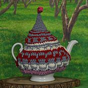Посуда handmade. Livemaster - original item Knitted teapot cover 