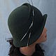 felted hat "Secrets of a fir forest...". Hats1. Teplie shtuchki(Samchuk Natalia). My Livemaster. Фото №6