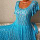 Openwork dress 'Summer Yoke-2' handmade. Dresses. hand knitting from Galina Akhmedova. My Livemaster. Фото №4