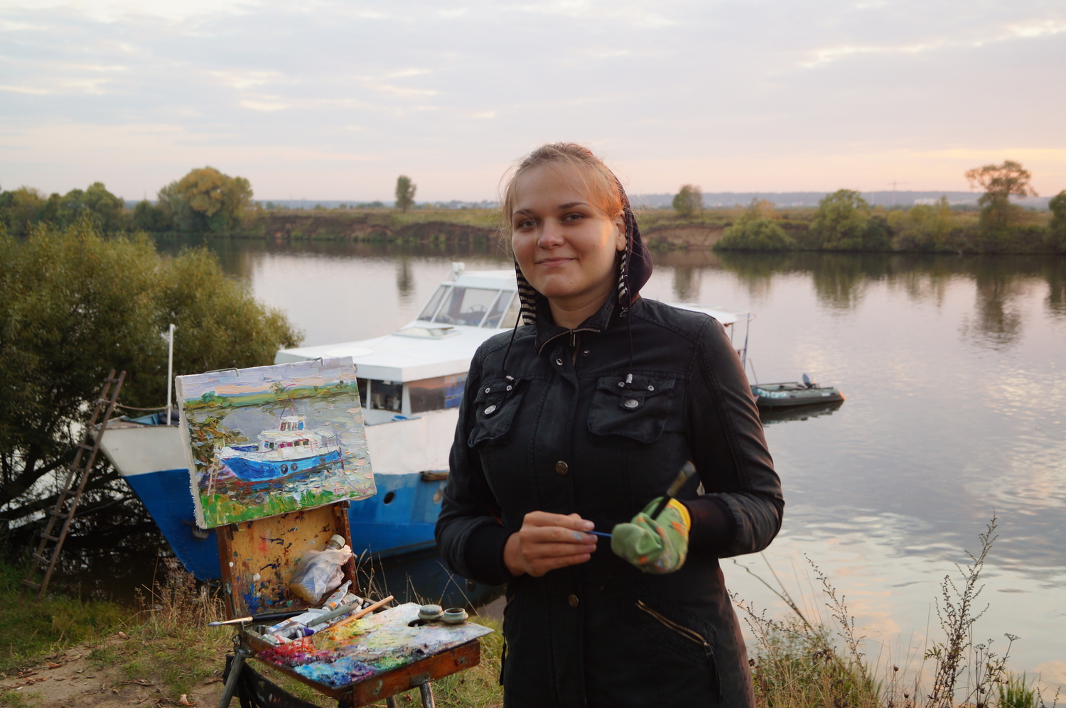 Пленэр на Москве реке