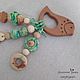 Beech Rodent Bird with pendants, Teethers and rattles, Penza,  Фото №1