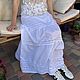 Order Boho skirt ' Snow-white miracle». Living ECO clothing. Livemaster. . Skirts Фото №3