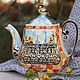 Porcelain teapot ' Autumn'. Teapots & Kettles. KASTdecor. My Livemaster. Фото №5