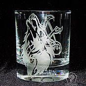 Посуда handmade. Livemaster - original item wolf. A glass of whiskey.. Handmade.