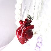 Украшения handmade. Livemaster - original item Pendant Anatomical heart. Handmade.