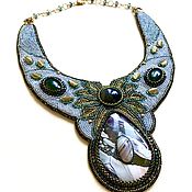 Украшения handmade. Livemaster - original item Necklace: Careful, leaf fall! beads, stones. Handmade.