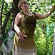 Платье летнее "Оливковый микс", Платья, Шахты,  Фото №1