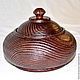 Textured cup-barrel with lid made of cedar. K24. Jars. ART OF SIBERIA. My Livemaster. Фото №6