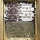 Linen washcloth with cedar gum 140gr. Washcloths. dar22. Online shopping on My Livemaster.  Фото №2