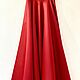 Длинная юбка бордовая красная из шерсти тёплая зимняя демисезонная. Юбки. LADY SHRI (ОЛЬГА). Интернет-магазин Ярмарка Мастеров.  Фото №2