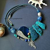 Necklace With quartz and aventurine