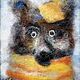 Order A copy of the product 'Bear Cub with an apple' Wool painting. zimushkaoo. Livemaster. . Pictures Фото №3