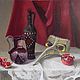 Oil painting Mask still Life with decanter bottle and mask, Pictures, Ekaterinburg,  Фото №1