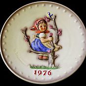Винтаж handmade. Livemaster - original item Rare, annual, Christmas plates Hummel, Goebel, Germany. Handmade.