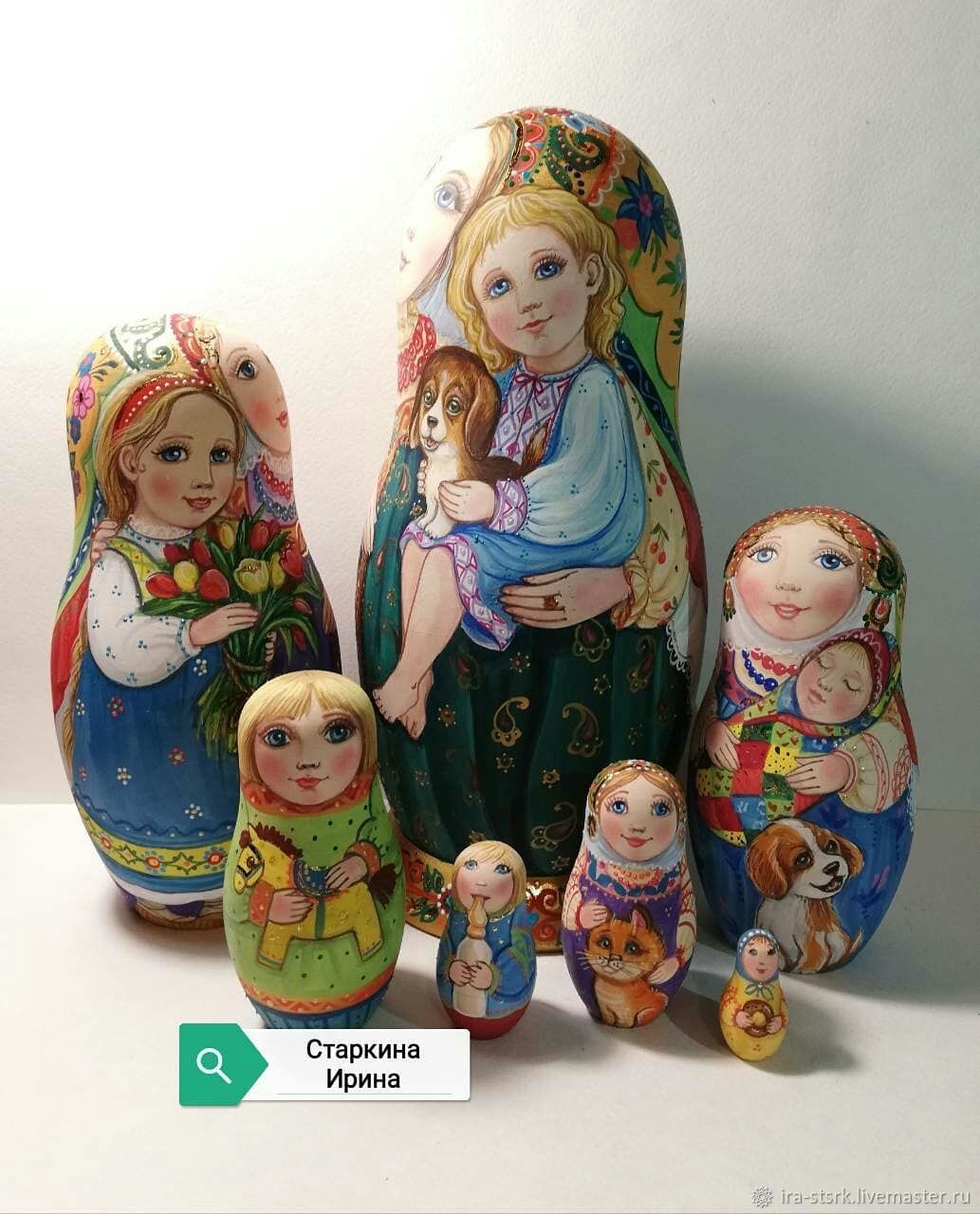 Matryoshka with her kids, Dolls1, Vitebsk,  Фото №1