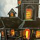  ' Haunted House' acrylic painting. Pictures. flamemilady. My Livemaster. Фото №6