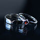 Set of two silver rings with garnet, Rings, Moscow,  Фото №1