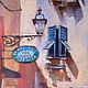 Painting Pastel, cityscape, 'a Patio in Italy'. Pictures. Mira Art shop. Online shopping on My Livemaster.  Фото №2