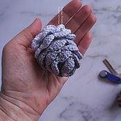 Сумки и аксессуары handmade. Livemaster - original item Handmade keychain (hand-knitted) - 1 piece, cotton. Handmade.