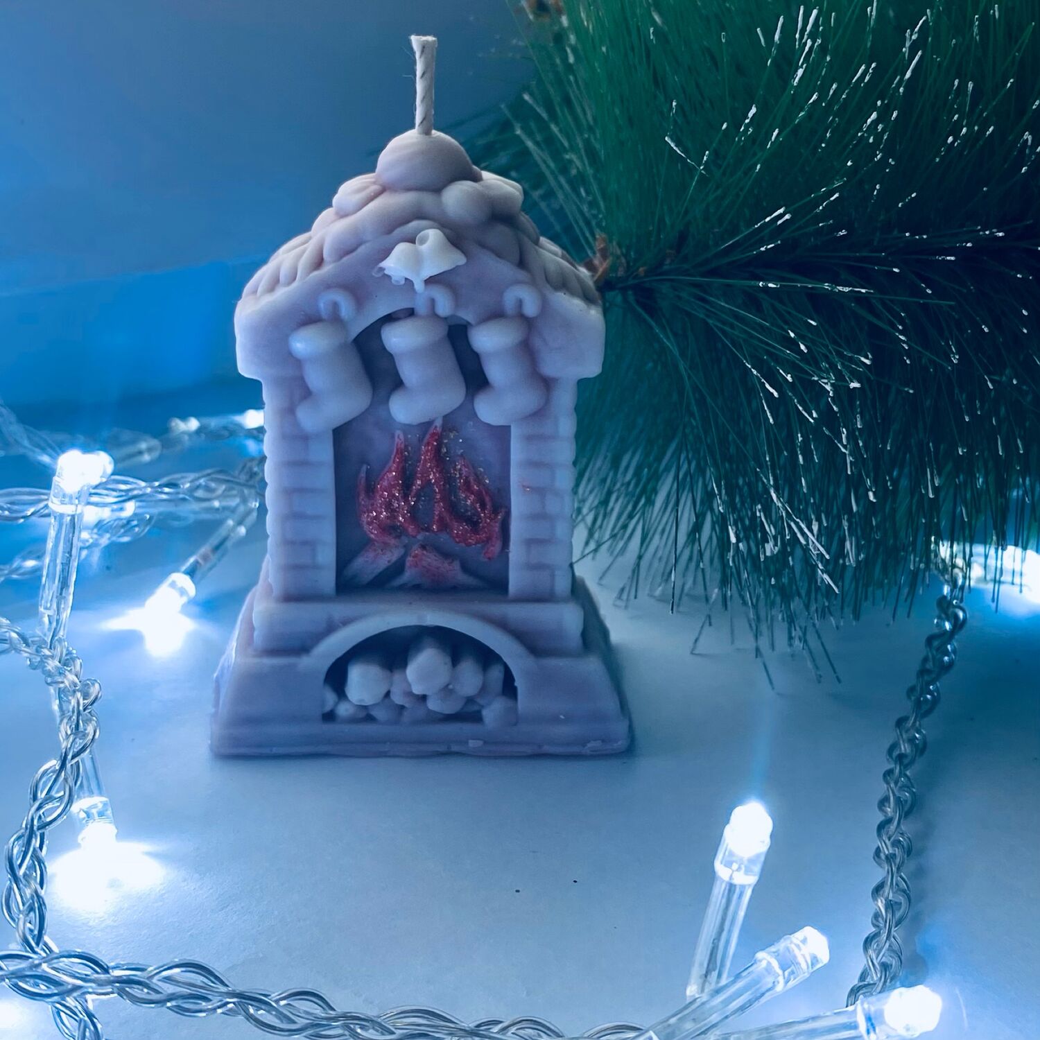 Свеча Камин из соевого воска в интернет-магазине Ярмарка Мастеров по ...