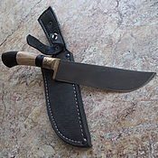 Knife SKIF Damascus hornbeam notch