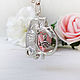 Order Silver pendant 'Catch your luck' Cat with fish. Zoloto Master. Livemaster. . Pendants Фото №3