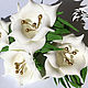 Gold Ivory. Artificial flowers from Tamarana with Golden stamens, Flowers artificial, Novosibirsk,  Фото №1