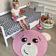 Knitted bear Mat made of knitted yarn. Baby play mat. TricotArea. Online shopping on My Livemaster.  Фото №2