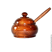 Посуда handmade. Livemaster - original item A jug with a lid made of natural Cedar Grisl For food prod KD1. Handmade.