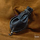 Brown Genuine Leather Rune Pouch. Baggie. Kooht. My Livemaster. Фото №5