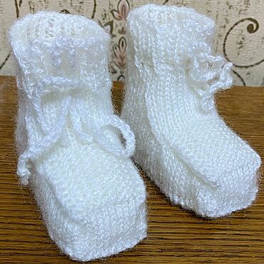 Одежда детская ручной работы. Ярмарка Мастеров - ручная работа Пинетки 12см. Handmade.