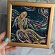 Mini oil painting 'Goldfish' gold for good luck. Pictures. HappyFingers Movie store (happyfingers). My Livemaster. Фото №4