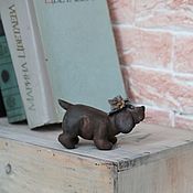 Для дома и интерьера handmade. Livemaster - original item dog. Wooden sculpture. Handmade.