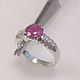 Silver ring with ruby. Rings. OuroborosJwlry. Online shopping on My Livemaster.  Фото №2