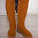 Order Boots demi-season "Anna". KnittedBoots. Livemaster. . High Boots Фото №3