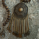 Necklace in the ethnic style of 'Magic', coconut, tree, Necklace, Irkutsk,  Фото №1