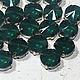 Rivoli rhinestones 12 mm Green lacquer, Rhinestones, Solikamsk,  Фото №1