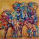 Oil painting 'Plasticine elephants'. canvas elephants, Pictures, Chelyabinsk,  Фото №1