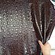 Лак Коричневые Камушки 0.9-1.1мм Натуральная кожа (козочка)Италия, Кожа, Уфа,  Фото №1