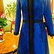 Coat blue, coat demi-season, coat designer. Coats. elmdesign (ELMDESIGN). Online shopping on My Livemaster.  Фото №2