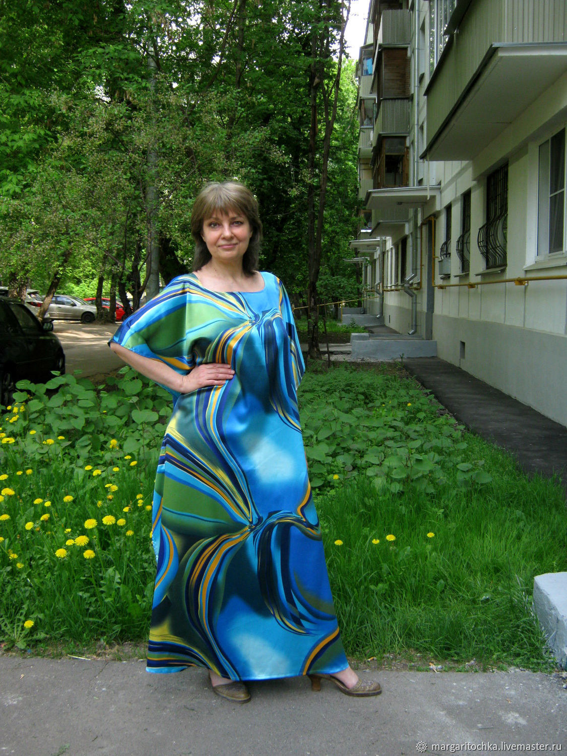 Платье для отдыха Голубая лагуна купить в интернет-магазине Ярмарка ...