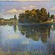 Summer landscapes paintings Russian landscape river landscape. Pictures. paintmart (oikos). Online shopping on My Livemaster.  Фото №2